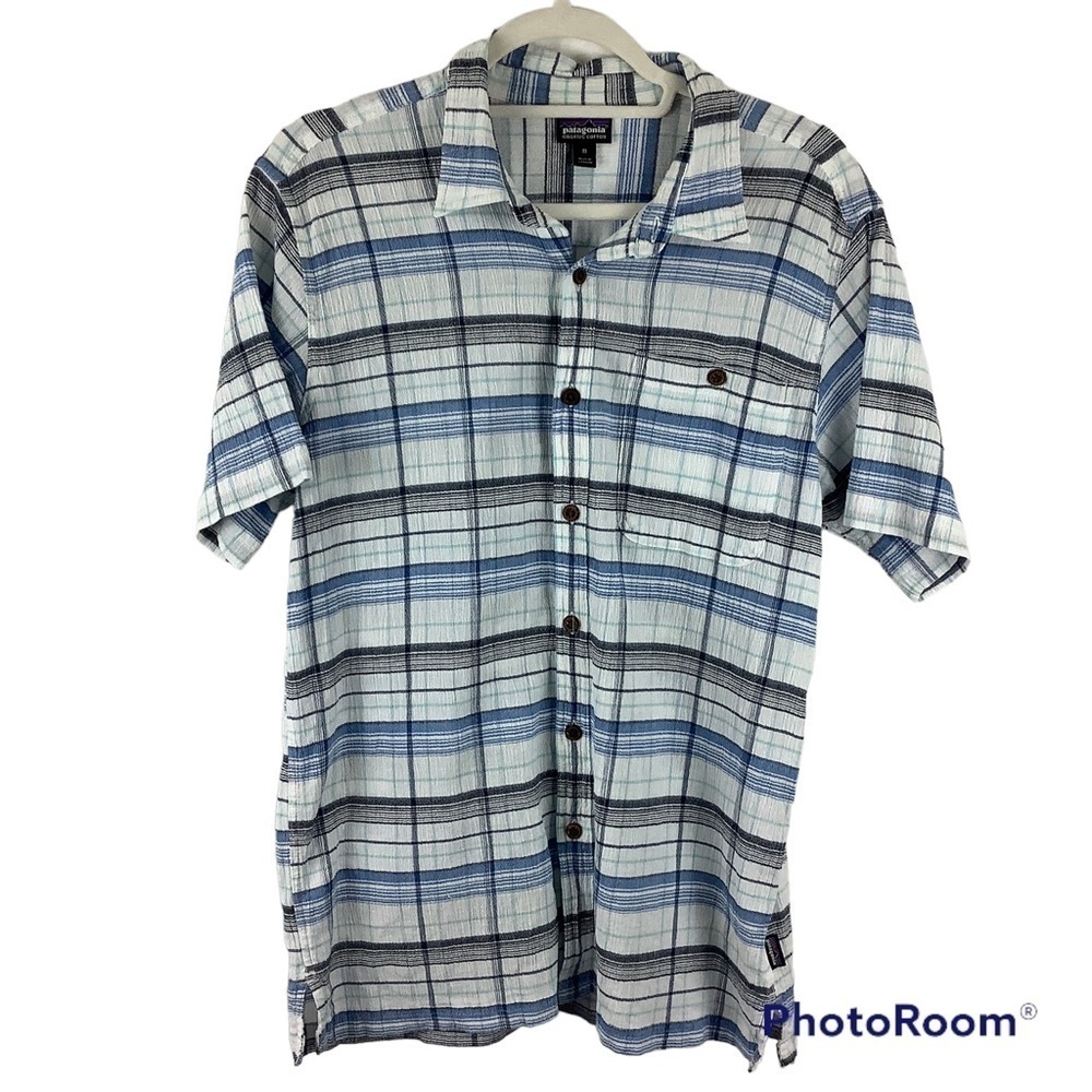 Patagonia Organic Cotton Short Sleeve Shirt Size Medium